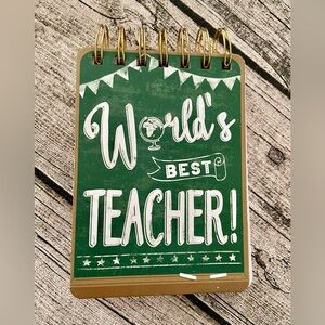 NWT! Cute spiral notepad for teachers